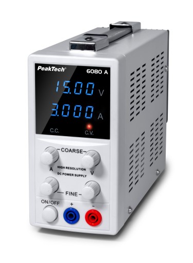 Peak Tech 6080 Блок питания AC/DC 15 В 3 А 45 Вт PeakTech
