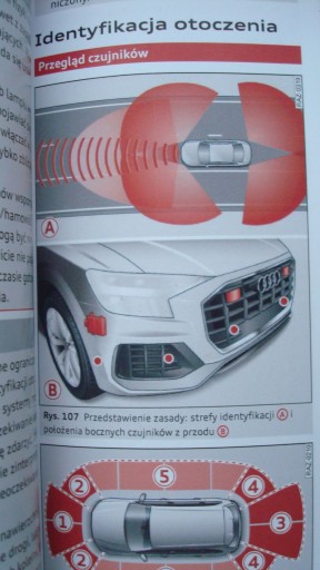 Audi Q8 18-23 Polska instrukcja obsługi Audi Q8 2018 rok kolorowa oryginał