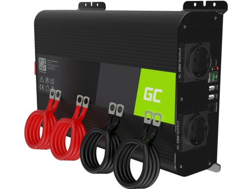 Преобразователь GREEN CELL с 12 В на 230 В, 2000 Вт/4000 Вт
