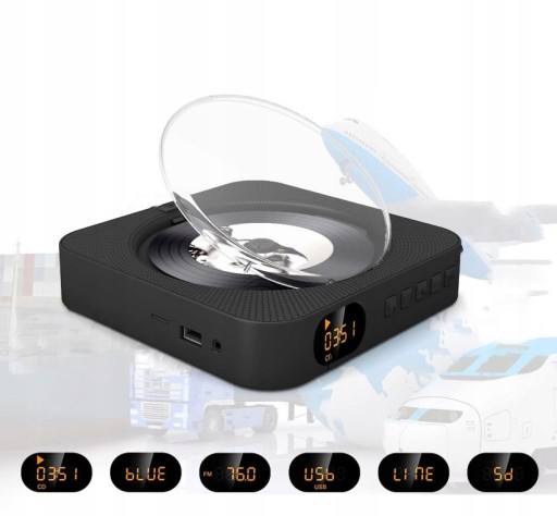CD-ПЛЕЕР ПОРТАТИВНЫЙ ДИНАМИК BLUETOOTH РАДИО ДОМАШНИЙ АУДИОПЛЕЕР