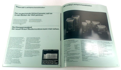 BRAUN HI-FI-GESAMTKATALOG 1979 oryginał