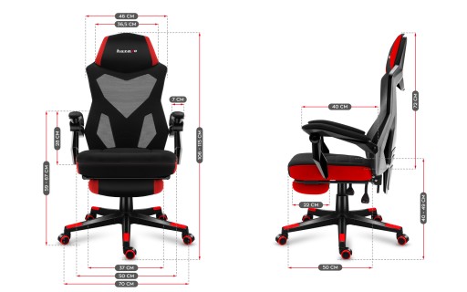 Huzaro AiR Mesch Combat 3.0 Red Gaming Поворотное игровое кресло