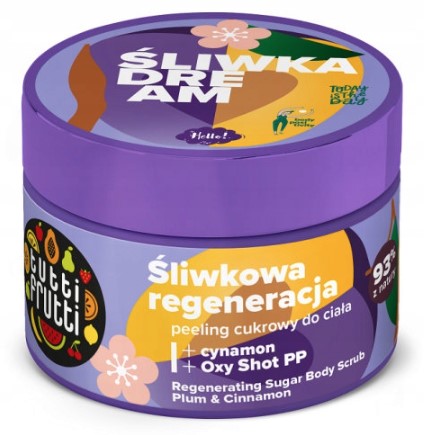ПИЛИНГ ДЛЯ ТЕЛА СЛИВА И КОРИЦА TUTTI FRUTTI