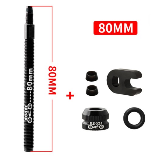 -tubeless valve stem tubeless valve 80mm Black