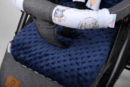 ВСТАВКА ДЛЯ КОЛЯСКИ MINKY, ДВУХСТОРОННЯЯ ХЛОПКА BABYMAM