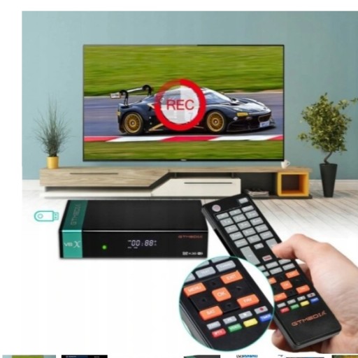 DVB-S, DVB-S2, DVB-T GT Media V8X тюнер