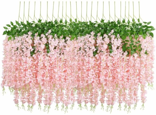 Искусственная глициния Wisteria Laburnum 110 см 12 шт.