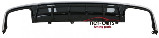DYFUZOR SPOILER AUDI A6 C8 4K 18- S6 ZD S LINE C