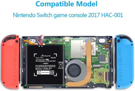 СМЕННАЯ АККУМУЛЯТОРНАЯ БАТАРЕЯ ANTANK NINTENDO Tools 4310 мАч