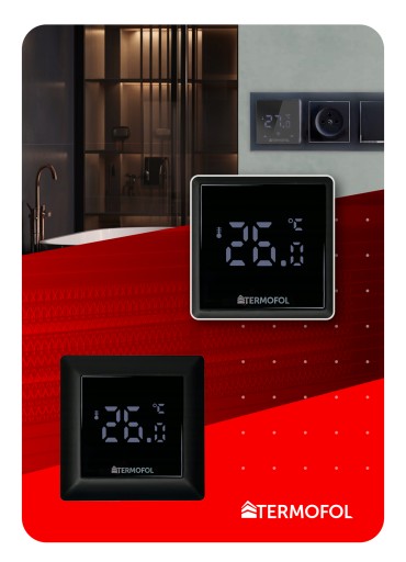 СЕНСОРНЫЙ ТЕРМОСТАТ TF-H6BLACK — КОМНАТНЫЙ ТЕРМОРЕГУЛЯТОР
