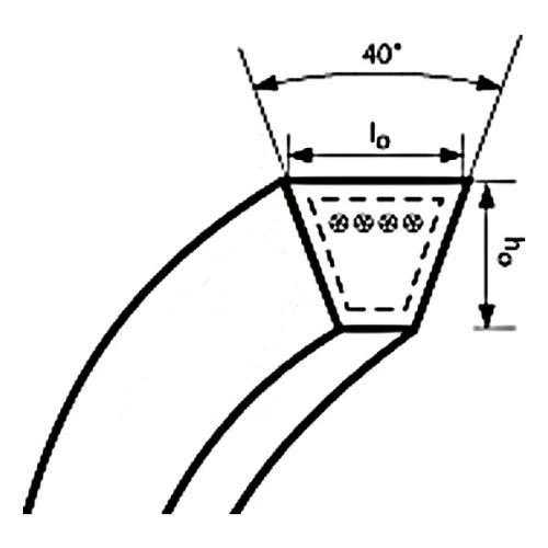 Pas do kombajnu C/H-5250 HARVEST BELTS