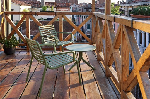 Nardi DOGA RELAX Антрацитовый САДОВЫЙ СТУЛ для Террасы Балкона