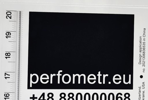 PERFOMETER 1/8моно линейка с шагом зуба 0,05 мм ИЗМЕРЕНИЯ