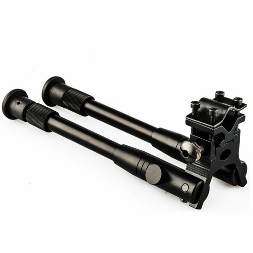 Двуногая подставка BIPOD с креплением RIS 22 мм (Weaver) для пневматического оружия + насадка на ствол BB4