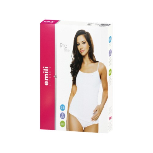 Хлопковая футболка EMILI RITA белая XL