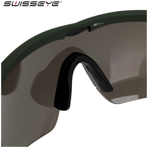 ТАКТИЧЕСКИЕ БАЛИСТИЧЕСКИЕ ОЧКИ SWISSEYE RAPTOR, цвет «Оливковый»