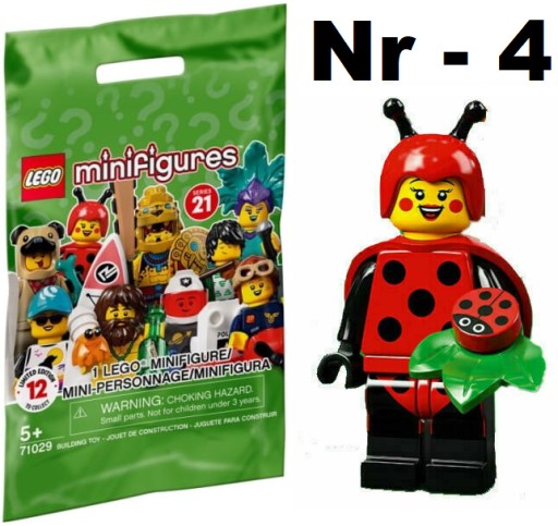 LEGO 71029 МИНИФИГУРЫ БОЖЬЯ КОРОВКА № 4.