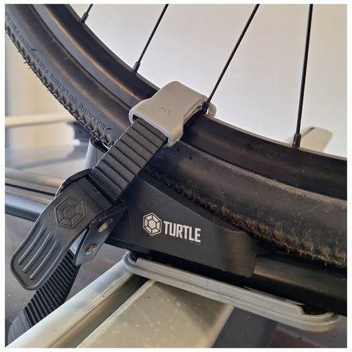 Крепление для велосипеда на крышу TURTLE PRO-S, чёрное + ЗАМОК