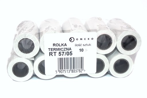 Rolki termiczne 57x5 m do kas fiskalnych TAXI 10sz