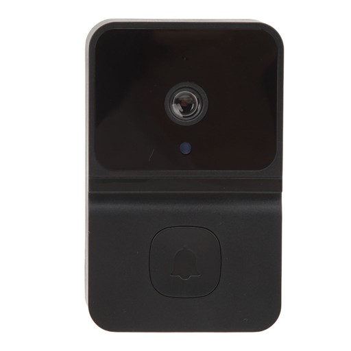 Inteligentny dzwonek do drzwi czarny 1080P WiFi