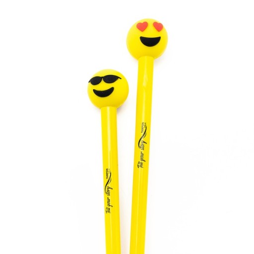 КАРАНДАШ С Улыбающимся Эмодзи СМЕШНО ДЛЯ РАБОТЫ ШКОЛА MIL YELLOW