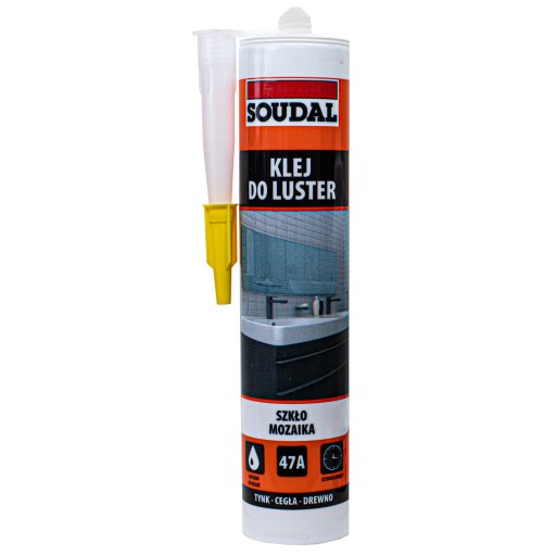 SOUDAL 47A klej montażowy do luster do szkła 280ml