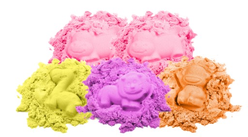 BibiMoon Kinetic Sand 5 кг Piaskolina Формы для БАССЕЙНА БОЛЬШОЙ НАБОР