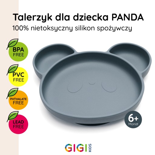 Zestaw Komplet Naczynia Silikonowe dla Niemowląt Dzieci do Karmienia BLW