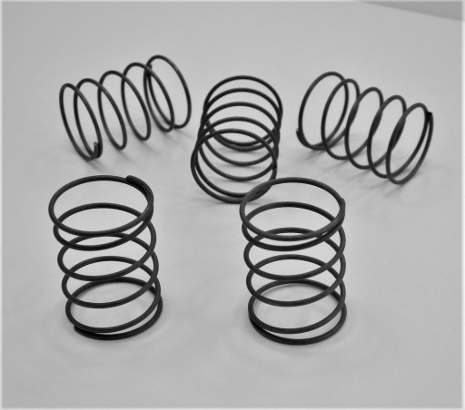 ПРУЖИНА НАЖИМАЮЩАЯ d=1,0 * Dz=18 * L=24 - 5 шт.