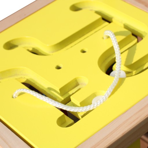 ДЕРЕВЯННАЯ МУЛЬТИМЕДИЙНАЯ ИГРОВАЯ СТАНЦИЯ WOODEN WALKER PUSH CUBE
