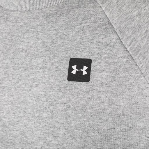 Мужская толстовка Under Armour Rival Fleece Crew модно-серая, светло-вересковая/черная, XL