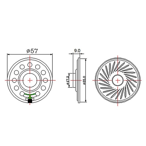 1W 57mm