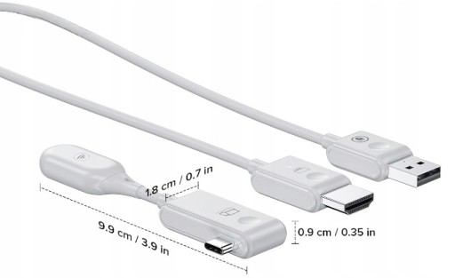 Bezprzewodowy przedłużacz konferencyjny HDMI typu C. Przedłużacz ekranu