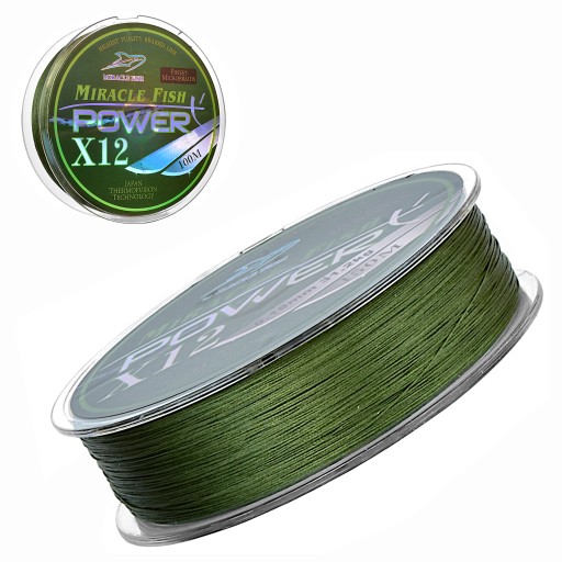 Braid 12 STRAIN Power 0,40 мм/ 74,8 кг Зеленый