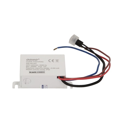 ORNO CZUJNIK ZMIERZCHU Z SONDĄ MINI ZEW. OR-CR-227