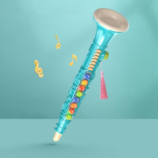 8-tonowy instrument muzyczny zielony klarnet