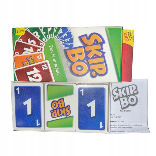 ИГРА СКИП БО СКИП-БО Mattel UNO 162 карты