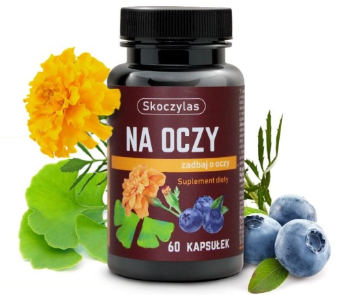 Na oczy Skoczylas LUTEINA BORÓWKA Miłorząb 60 kaps