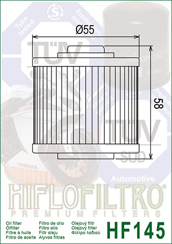 Масляный фильтр HifloFiltro, HF113, Honda TRX500 TM Fourtrax, 05-06