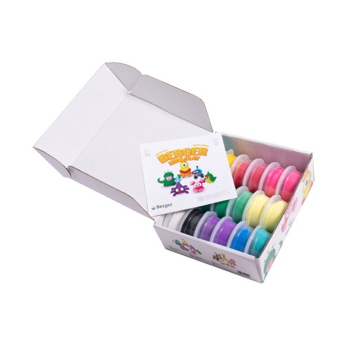 B-CLAY PLASTIC PASTE MONSTERS 18 баночек по 500 г