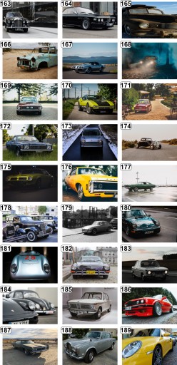 Плакаты с винтажными автомобилями Oldtimer - множество дизайнов, 100 см