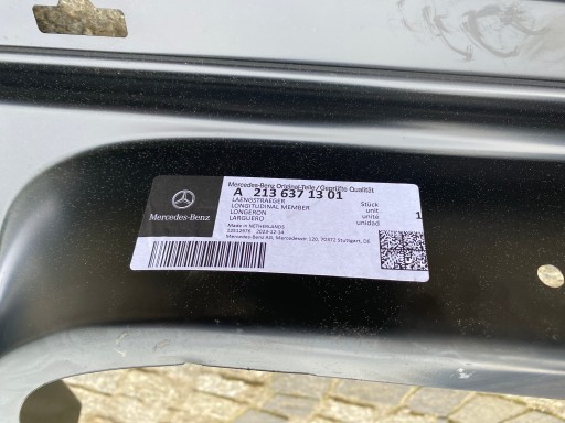 MERCEDES 213 E CLASS ПОРОГНАЯ КРЫШКА СТОЙКА ЛЕВАЯ 2136371301 ОРИГИНАЛ