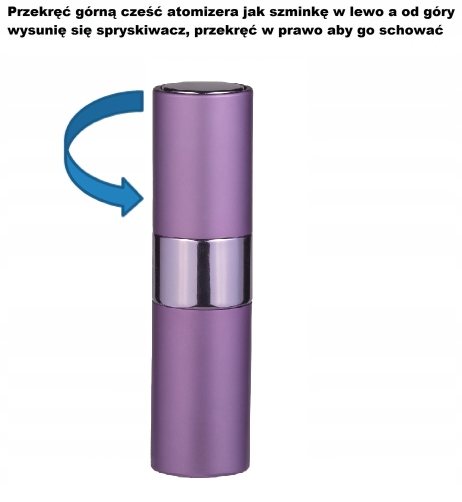ETUI SZTYFT ATOMIZER PODRÓŻNY DO PERFUM - 15 ML!