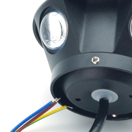 ФАСАДНЫЙ СВЕТИЛЬНИК САДОВЫЙ НАСТЕННЫЙ СВЕТИЛЬНИК LED 4X1W IP54 НЕЙТРАЛЬНЫЙ ЦВЕТ