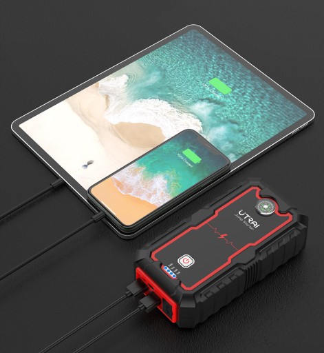 ЗАПУСК Jump Starter POWERBANK Booster 2000A UTRAI