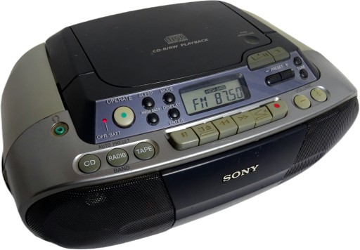 Radiomagnetofon BOOMBOX Sony cfd–s01 nie widzi CD reszta działa