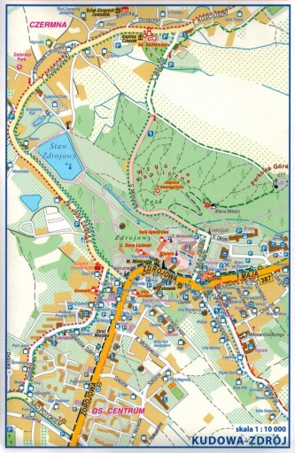 GÓRY STOŁOWE MAPA TURYSTYCZNA LAMINOWANA COMPASS