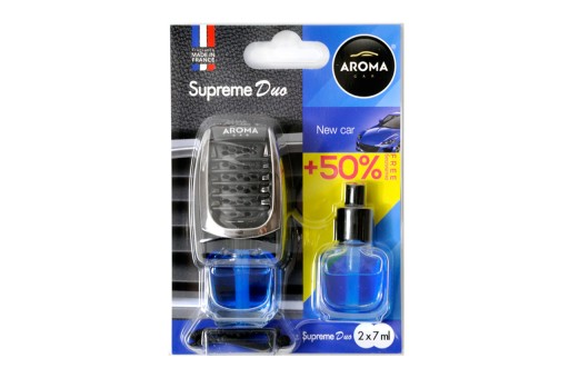 ОСВЕЖИТЕЛЬ АРОМАТ АРОМАТ SUPREME DUO НОВЫЙ АВТОМОБИЛЬ