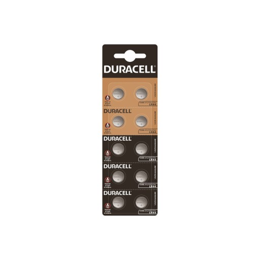 10 батарей Duracell A76 AG13 G13 L1154F LR44