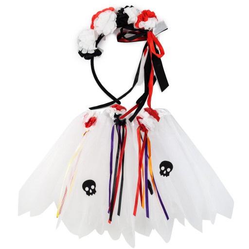 ЮБКА + ПОВЯЗКА НА ГОЛОВУ Seniorita BONEBODY HALLOWEEN